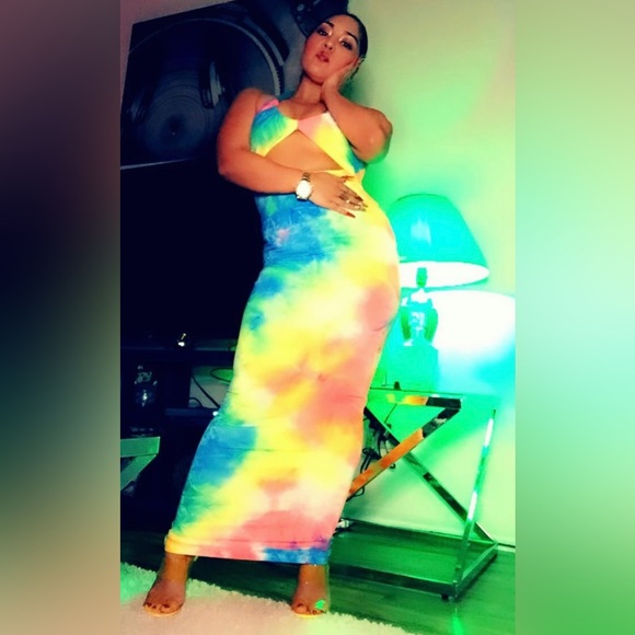 💚TYE DYE DRESS💖 - Picture 3 of 4